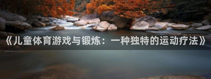 米兰体育网址：《儿童体育游戏与锻炼：一种独特的运动疗法》
